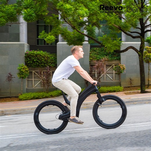A bike without Spokes! #ebike #bicycle #cycling #technology | Thesuperboo
