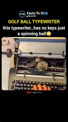 This Typewriter Uses a Spinning Ball 🤯