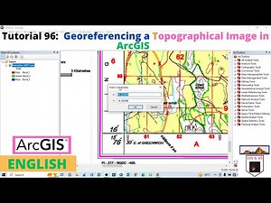 Geo referencing a topographical map in ArcGIS