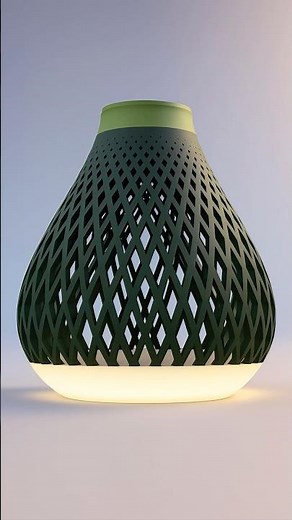 This 3D Printed Lampshade Looks Complex — But It’s Easy in Fusion #3dprinting #fusion