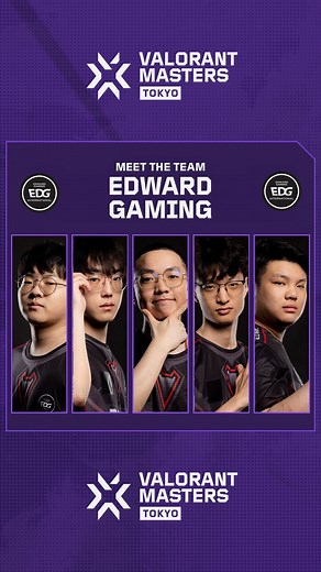 Valorant Champions Tour on Instagram: "Returning to the international stage, @edg_official has something to prove at #VALORANTMasters Tokyo!"