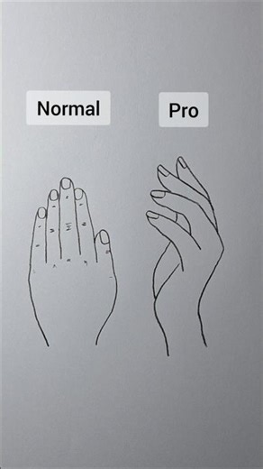 normal vs pro drawing toturial #shorts #shortsviral