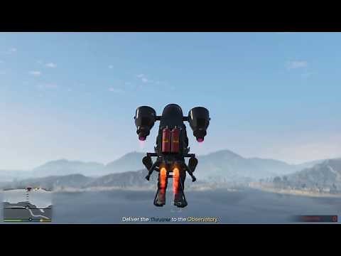 GTA 5 Online Thruster Boost Jet Pack Takeoff