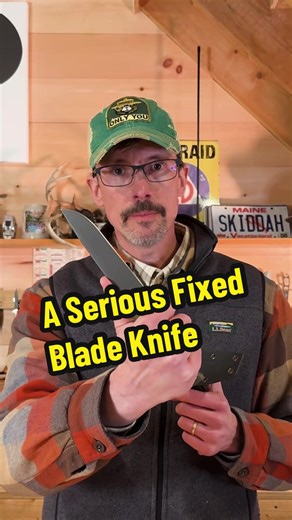 Kizer Camp 180 - This is a bushcraft style fixed blade survival knife. It’s a workhorse knife that’s up for serious tasks. It’s not oversized nor overly heavy. Perfect for a bug out bag, camping, hunting, and outdoor activities. #knifelife #prepper #bugoutbag #bushcraft #outdoorgear
