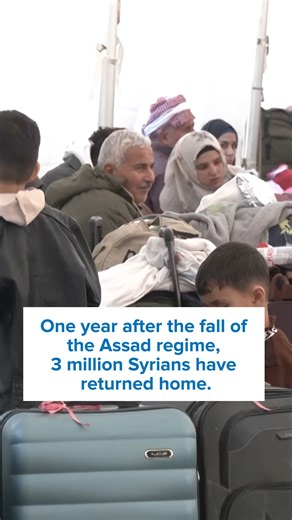 One year after the fall of the Assad regime in Syria, millions of Syrians have returned home, marking a major step toward recovery, peace and stability. This includes 1.2 million people returning from neighbouring countries and 1.9 million internally displaced people going back to their original homes. This historic moment offers a real chance to help end one of the world’s worst humanitarian crises, but urgent international support is needed to sustain the momentum. UNHCR is facilitating volunt