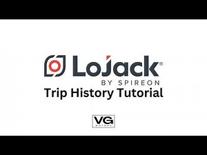 How to Use LoJack Trip History