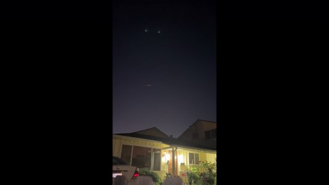 SpaceX Starlink satellite re-entry lights up sky over Northern California