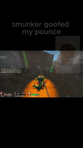 Left 4 Dead 2 Versus Hunter 25 dmg ceiling pounce: Hard Rain #left4dead2 #l4d #versus