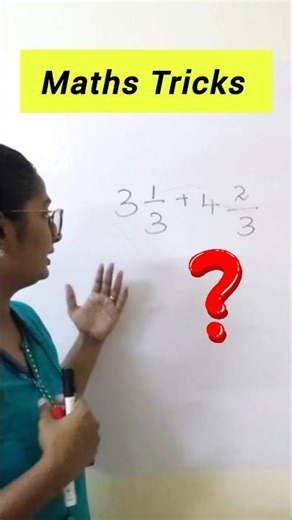 Fraction tricks #mathstricks #trendingshorts #trendingmaths #shorts