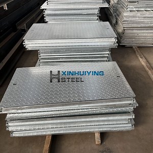 [Hot Item] Hot DIP Galvanized Chequered Floor Plate Cover Custom Steel Trench Cover