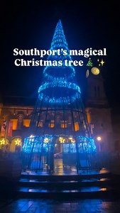 371 reactions · 42 shares | Southport’s magical Christmas tree is back sparkling in front of @theatkinsonsouthport in the Town Hall Gardens in Southport ✨ It’s all ready to welcome families for a full day of free festive family entertainment at the Southport Christmas Spectacular this Saturday (15th November 2025) #StandUpForSouthport #southport #christmas #christmastree #whatson | Stand Up For Southport Business | Facebook