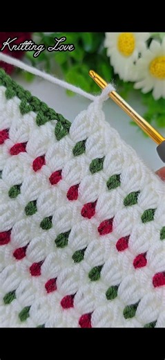 🧶​this one row repeat crochet stitch is so easy and looks like knit | perfect for blankets and scarves 💯 #crochet #fblifestyle | Crochet knitting love