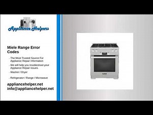 Miele Range Error Codes