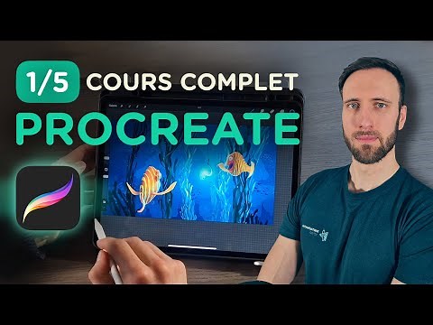 DESSINER AVEC PROCREATE : GUIDE COMPLET + BRUSHS GRATUITS (Débutants et plus) 1/5