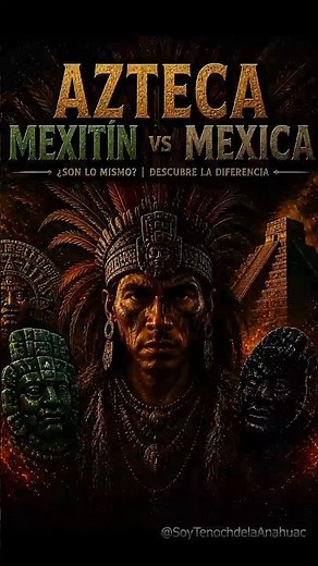 AZTECA, MEXITÍN AND MEXICA: THE REAL DIFFERENCE (They are not the same)