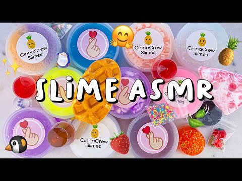 SATISFYING SLIME ASMR | $150 Underrated Slime Shop Unboxing 💖 FingerHeart & CinnaCrew