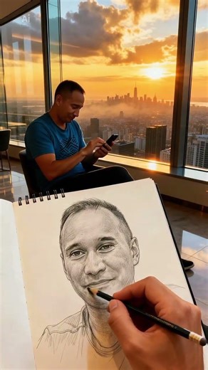 #portrait au crayon Moana