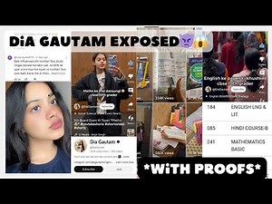 DIA GAUTAM EXPOSED *with proofs* *real result revealed* 😱👿 #diagautam #exposed #studyvloggers