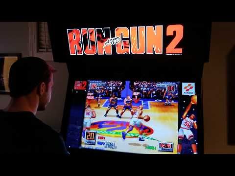 Run and Gun 2 Arcade Cabinet MAME Gameplay w/ Hypermarquee