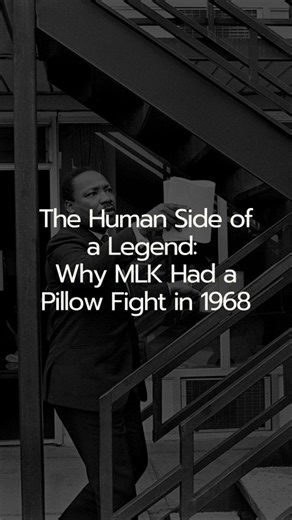 Factually Interesting on Instagram: "The Human Side of a Legend: Why MLK Had a Pillow Fight in 1968 On April 4, 1968, at the Lorraine Motel in Memphis, Tennessee, the world saw a rare, private side of Dr. Martin Luther King Jr. Just hours before his tragic assassination, Dr. King was in high spirits, reflecting a moment of levity amidst the heavy tension of the Civil Rights Movement. While gathered in a motel room with his closest aides and friends, including Andrew Young and Dorothy Cotton, a l