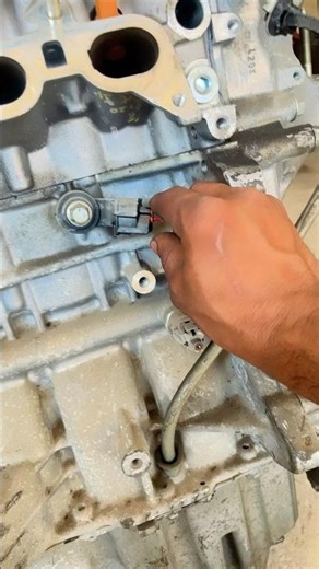 How to Remove Engine Knock Sensor? ⚠️ Engine Knock Sensor Fault Fix #EngineKnockSensor #shorts
