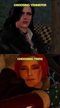 Geralt's Romance Scene Before the Final Battle - Yen vs Triss