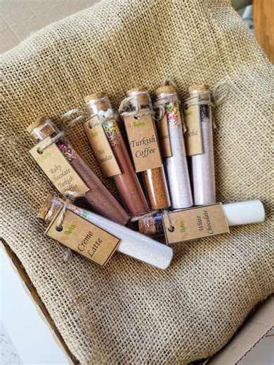 Coffee & Hot Chocolate Wedding Favors, Glass Tube Party Favors - Etsy