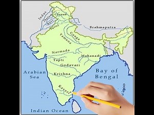 Class 10 Geography | Lesson 1 Map | Part 3 | Rivers of India | Samacheer Social Science |