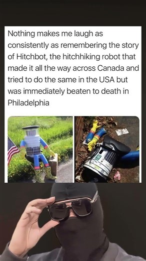 Robot Gets Destroyed in Philadelphia #robotfail #funny #meme