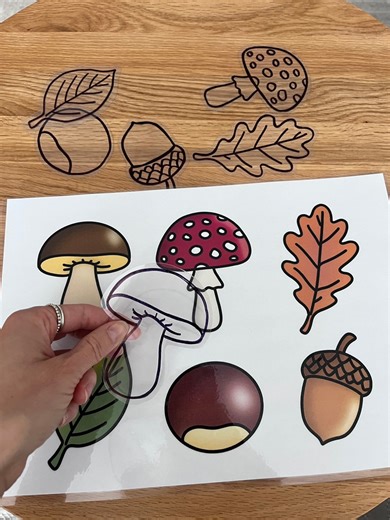 85K views · 431 reactions | Nový soubor v KLIK školce- podzimní přikládačky. Jednoduché na výrobu a tak variabilní. Prima pomůcka nejen k procvičení zrakového vnímání. Najdete tady https://www.klikskolka.cz/rocni-obdobi/podzimni-prikladacky .#materskaskola #predskolnivzdelavani #ucitelkaveskolce #klik_skolka #aktivitysdetmi #predskolaci #napadyprodeti #deti #pripravanaskolu #tvorenisdetmi #podzimniaktivity #zrakovevnimani | Konvalinova.com | Facebook