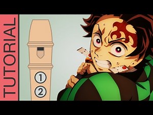 Entrance To Infinity Castle (Demon Slayer) - Recorder Flute Tutorial