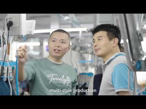 Garment Factory Using Jack Intelligent Hanger System