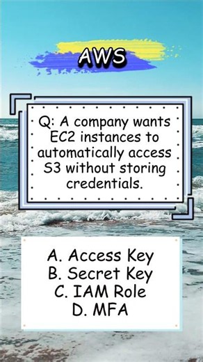 AWS EC2 & S3 Interview Question | How to Access S3 Without Storing Credentials?