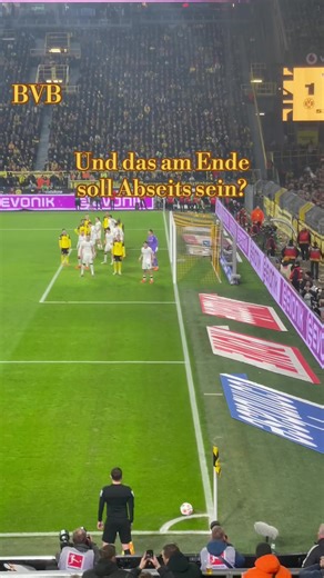 Borussia Dortmund's Controversial Offside Call Explained