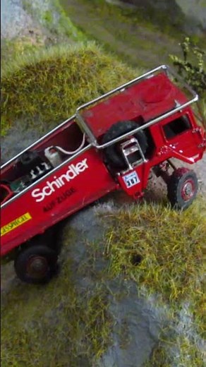 RC Truck Trial MAN KAT1 6x6 1/87 RC Trial Truck MAN KAT 1 6x6 H0