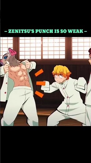 ZENITSU ISN'T POWERFUL 😅😂#anime#demonslayer#shorts#trending#viral#shortsfeed#d1verse#funny#relatable