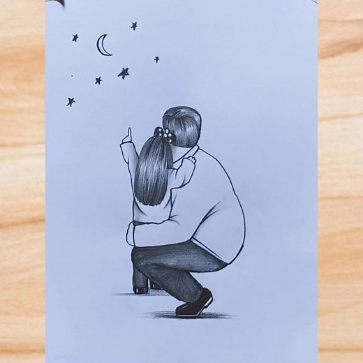 Easy Father’s Day Drawing ✨ #drawingtutorial #shorts #fathersday