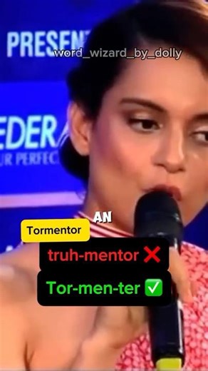 Do you know the meaning of tormentor #youtube #kanganaranaut #shorts #bollywood #english #vocabulary