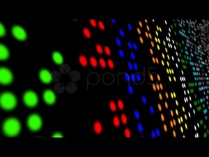 Retro Computer Lights Loop. Stock Footage