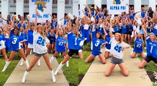 VIDEO: Kentucky Wildcats Sorority Gets Everyone Pumped For The 2024 College Football Season With Their Eye-Catching Dance Routine In Tiny Booty Shorts & White Cowboy Boots