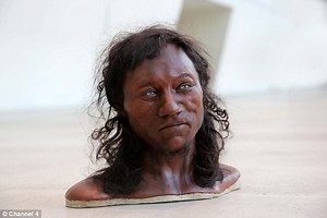 Most ancient Briton yet found was black-skinned, blue-eyed and clearly laughing at enraged Daily Mail comments about him