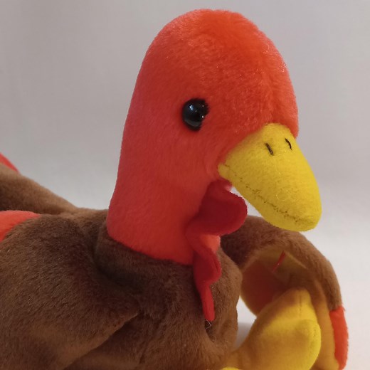 1996 Ty Beanie Baby Gobbles – Rare Collectible With Tag Errors & South Korean Designation - Etsy