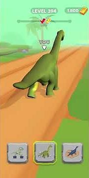 🎮 Dino Ninja Race Stage #294 🦖👑 #shorts #mobilegame #trex