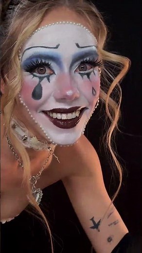 Clown Makeup Halloween Transition