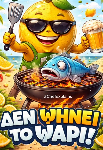 Το λεμόνι ΔΕΝ ψήνει το ψάρι ! #chef #greece #cooking #myth #restaurant