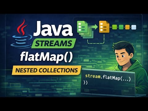 Java flatMap Explained Clearly | Java Streams flatMap | flatMap vs map with Examples |Java 8 Streams