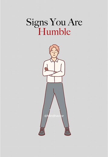 Signs You Are Humble: Recognizing Humility Traits