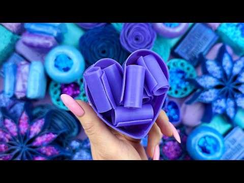 [ASMR]Compilation set★ASMR SOAP★Crushing soap★Cutting soap cubes★FOAM&GLITTER&STARCH★