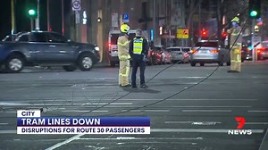 8.9K views · 45 reactions | A major city tram route was disrupted this morning after a truck crashed into a power pole, bringing down tram lines. 7NEWS at 6pm | More local news: www.7NEWS.com.au /news/vic #7NEWS | 7NEWS Melbourne | Facebook