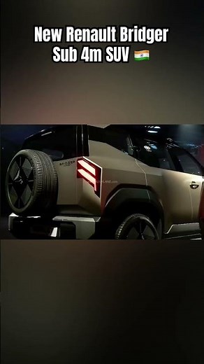 New Renault Bridger sub 4m SUV
